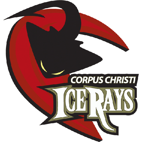 Corpus Christi Icerays hockey logo from 2001-02 at